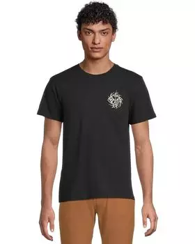 Футболка Prana Heritage Graphic Short Sleeve Tee Standard Fit, цвет Black Universe