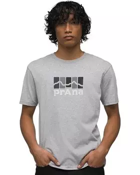 Футболка Prana Prana Mountain Light, цвет Medium Heather Grey
