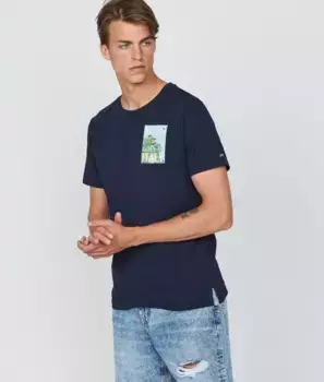 Футболка праздничная Retro Jeans, черный