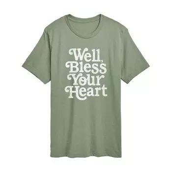 Футболка премиум-класса для бойфренда для юниоров «Well Bless Your Heart» Licensed Character
