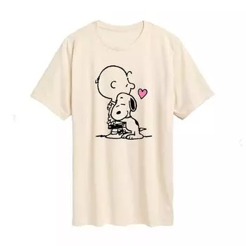 Футболка премиум-класса Peanuts Charlie Hug для юниоров Licensed Character