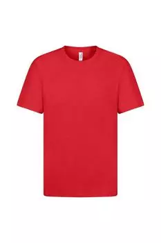 Футболка премиум-класса с кольцевым прядением Casual Classics, красный