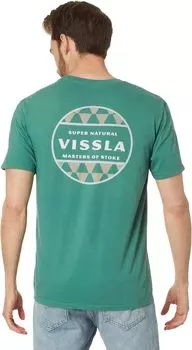 Футболка премиум-класса с короткими рукавами и карманами Masters of Stoke VISSLA, цвет Pine