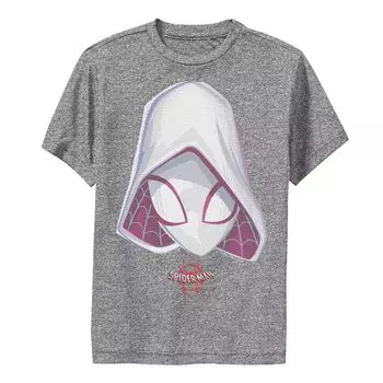 Футболка премиум-класса с маской Marvel Spider-Gwen Spiderverse для мальчиков 8–20 лет Licensed Character