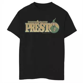 Футболка Presto с текстовым портретом и графическим рисунком Dungeons & Dragons для мальчиков 8–20 лет Licensed Character