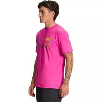 Футболка Pride с короткими рукавами – мужская The North Face, цвет Pink Glo