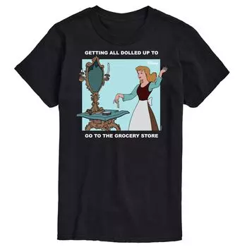 Футболка Princess Big & Tall с рисунком Disney, черный