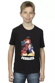 Футболка «Принцесса бесстрашная» Disney, черный