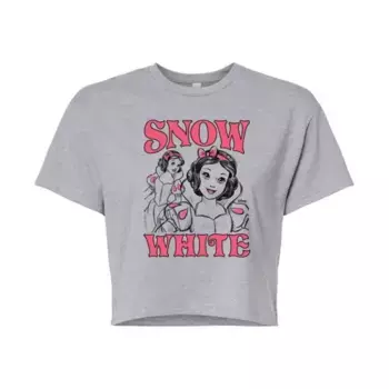 Футболка принцессы Белоснежки с рисунком для подростков Disney, серый