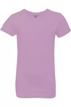 Футболка принцессы из хлопка Next Level Girls, цвет lilac
