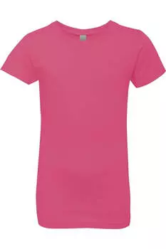 Футболка принцессы из хлопка Next Level Girls, розовый