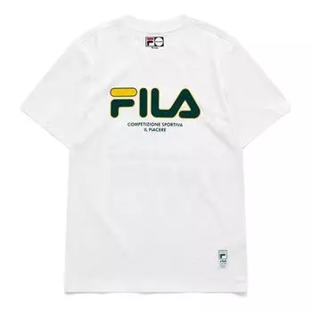 Футболка printing round neck short sleeve white Fila Fusion, белый