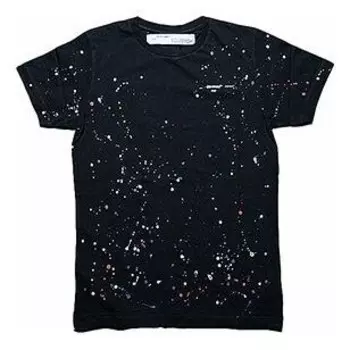 Футболка printing short sleeve black Off-White, черный