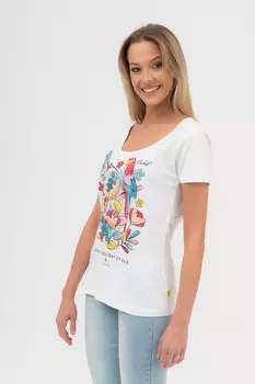 Футболка приталенного кроя Budmil, белый