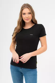 Футболка приталенного кроя Budmil, черный