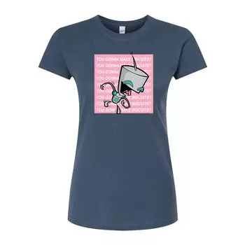 Футболка приталенного кроя Invader Zim Gir Biscuits для юниоров Licensed Character, синий