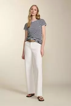 Футболка приталенного кроя из органического материала Essentials Baukjen, синий