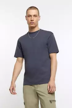 Футболка приталенного кроя Ri studio River Island, серый