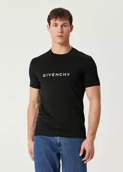 Футболка приталенного кроя с обратным логотипом Givenchy, белый