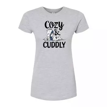 Футболка приталенного кроя с рисунком Peanuts для детей "Cosy & Cuddly" Licensed Character