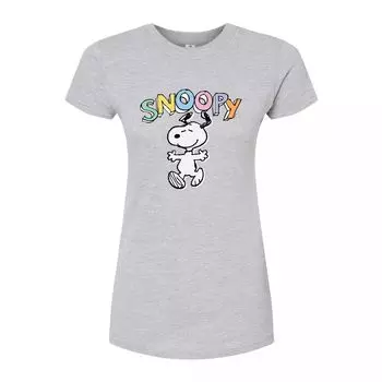 Футболка приталенного кроя с рисунком Peanuts Snoopy для подростков Licensed Character