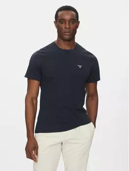 Футболка приталенного кроя Tartan MTS0670NY31 Barbour, синий