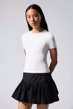 Футболка приталенного кроя Weekday, белый