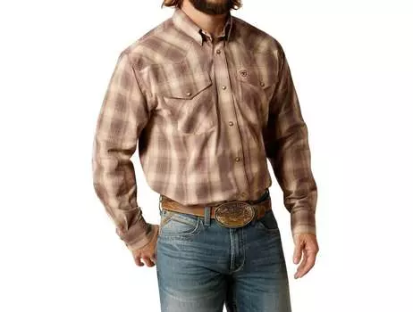 Футболка Pro Rex Snap коричневого цвета ARIAT