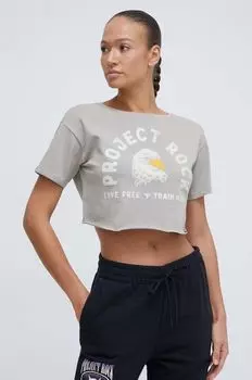 Футболка «Проект Рок» Under Armour, бежевый