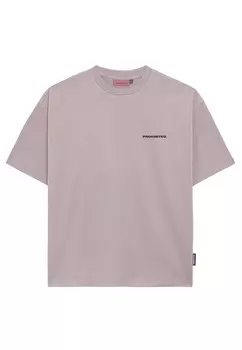 Футболка Prohibited, серо-коричневый