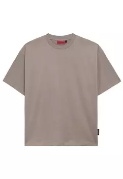 Футболка Prohibited, темно-бежевый