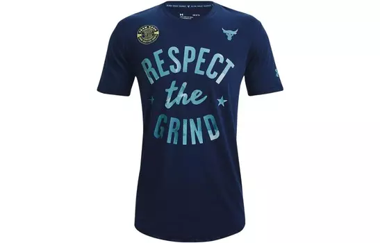 Футболка Project мужская студенческая синяя Under Armour, синий
