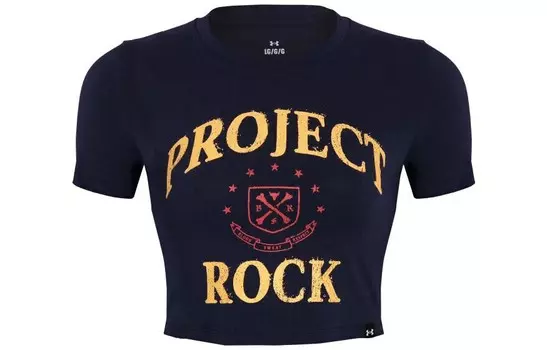 Футболка Project женская темно-синяя Under Armour, темно-синий