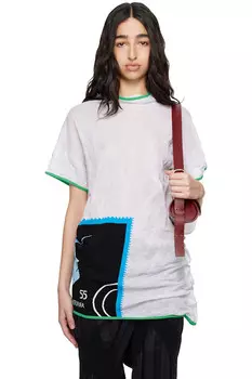 Футболка Promina вязаная Kiko Kostadinov, мультиколор