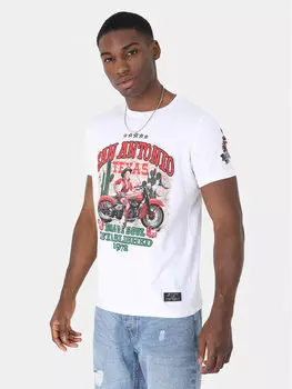 Футболка прямого кроя Brave Soul, белый