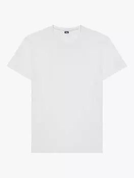 Футболка прямого кроя из плотного органического хлопка SPOKE, белый