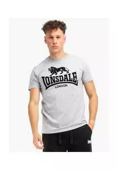 Футболка прямого кроя из тюля Lonsdale, мультиколор