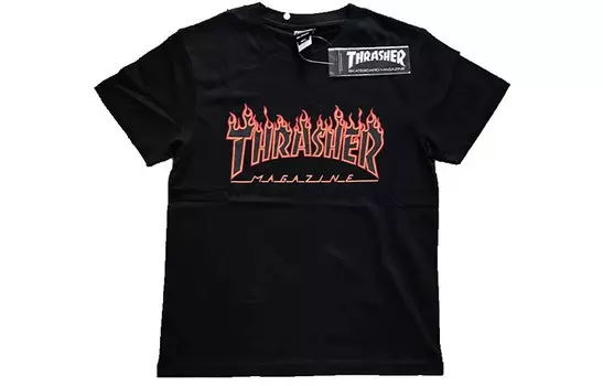 Футболка прямого кроя, японская версия, унисекс Thrasher