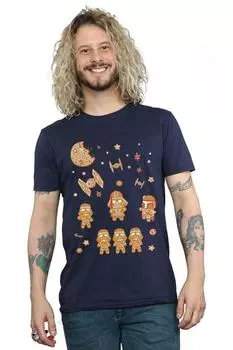 Футболка «Пряничная империя» Star Wars, темно-синий