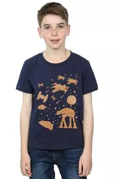 Футболка «Пряничный бой» Star Wars, темно-синий