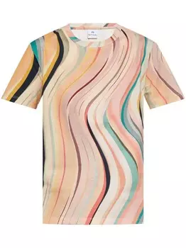 Футболка PS Paul Smith Swirl, розовый