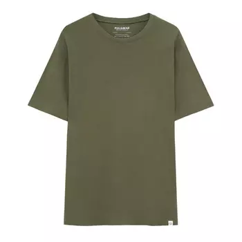 Футболка Pull&amp;Bear Basic Short Sleeve, хаки