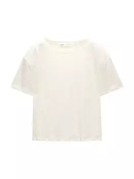 Футболка Pull&Bear, белый