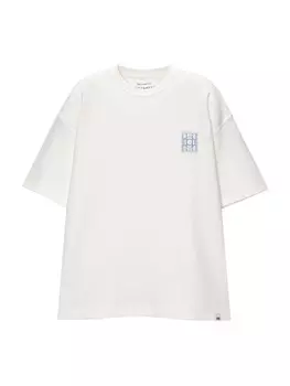 Футболка Pull&Bear, белый