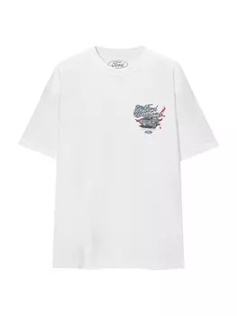 Футболка Pull&Bear, белый