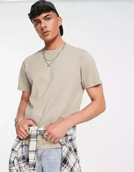 Футболка Pull&Bear, бежевый