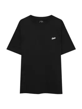Футболка Pull&Bear, черный