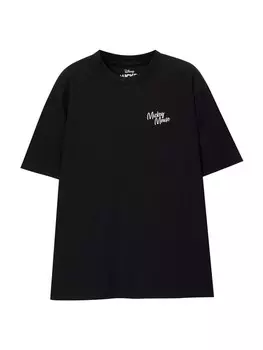 Футболка Pull&Bear, черный