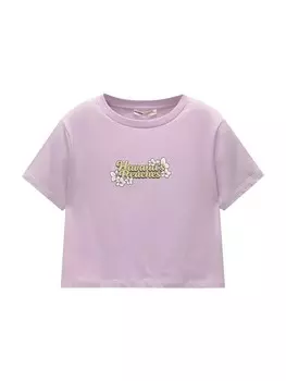 Футболка Pull&Bear, цвет Lilac