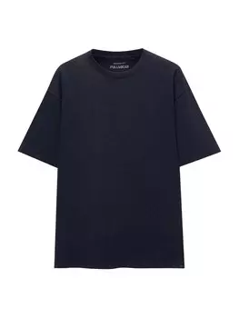 Футболка Pull&Bear, ночная синяя